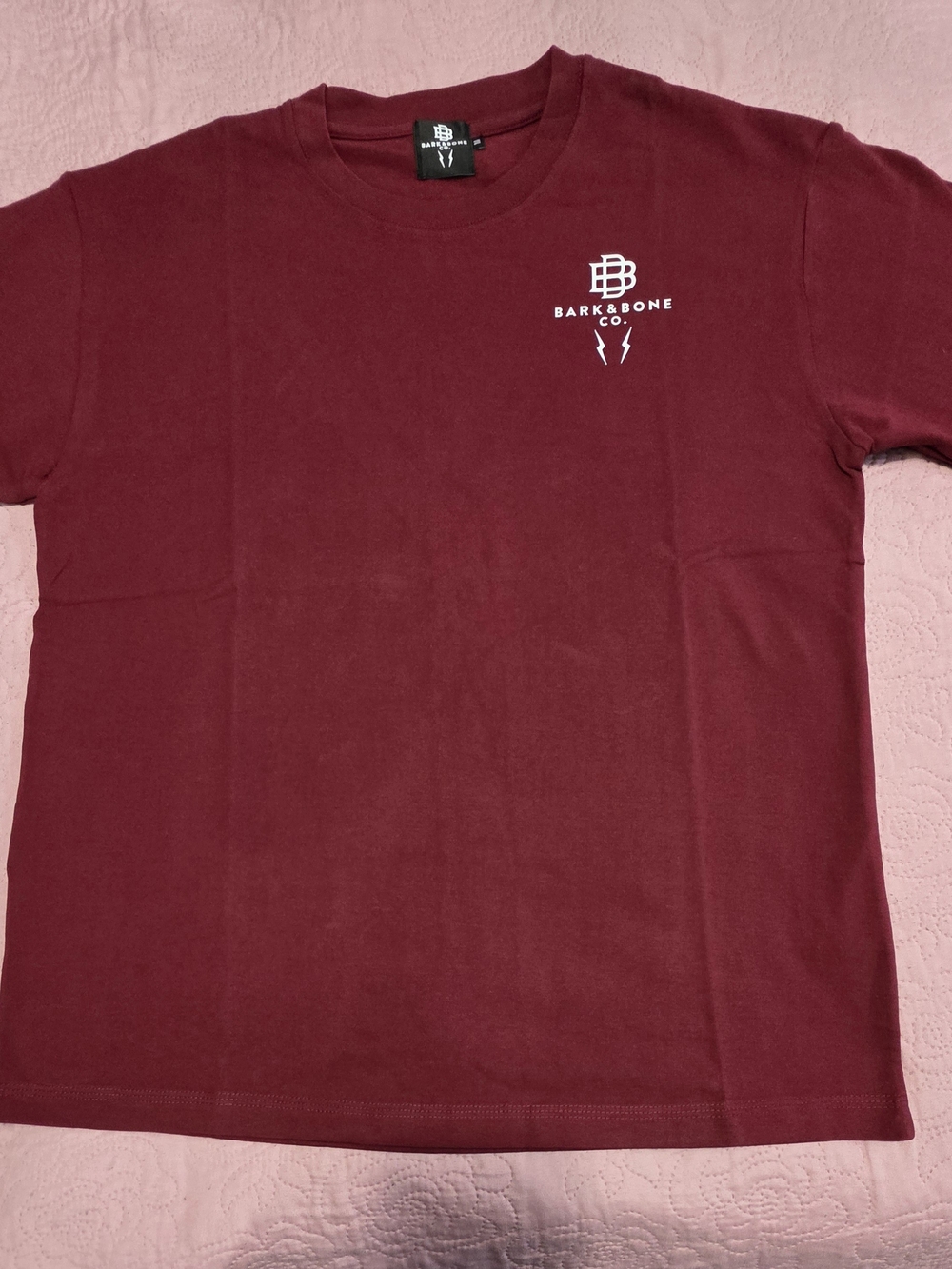 Men's Maroon Crew Neck T-Shirt